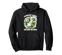 Dandelion Wishes And Honey Bee Kisses Summer Gnome For Mom Sudadera con Capucha
