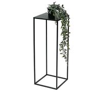 DanDiBo Taburete de metal para flores, rectangular, 50 - 70 cm, mesa auxiliar 96315, columna de flores, moderno, soporte para plantas, taburete (70 cm)