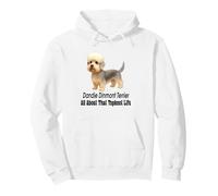 Dandie Dinmont Terrier Dog Todo sobre Esa Vida Topknot Sudadera con Capucha