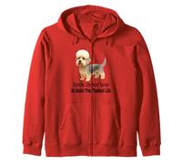 Dandie Dinmont Terrier Dog Todo sobre Esa Vida Topknot Sudadera con Capucha