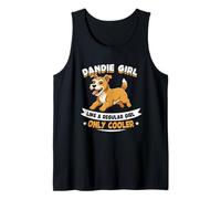 Dandie Girl, como una Chica Normal, Solo más Guay - Dandie Dog Camiseta sin Mangas