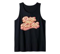 Dando lo Mejor de mí, Humor Perezoso, sarcástico, Baja batería Social Camiseta sin Mangas