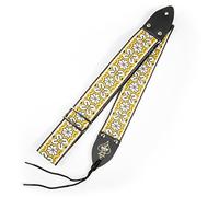 D'Andrea Ace Vintage Reissue Correa para guitarra - Greenwich - Réplica de correa de guitarra utilizada por Bob Dylan, destacada en la cubierta del álbum de los éxitos más grandes