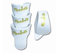 D'Andrea Thumb & Finger Pick Set (R4 PAC MD TF BLK), 1 Thumb & 3 FingerPicks, Medium, Black