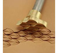 DandS ltd Herramienta de sello de cuero con escamas de dragón, herramienta profesional de acero para trabajos de cuero, relieve, tallado y estampado de proyectos de cuero, cinturones, carteras y