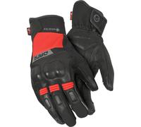 DANE Finn Guantes de moto impermeables, negro-rojo, tamaño XL para Hombres