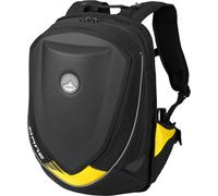 DANE Olby Mochila de moto, negro/amarillo, Talla 20 litros