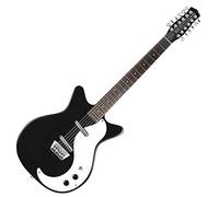 Danelectro DC5912-red - Guitarra eléctrica (pastillas magnéticas de bobinado simple, puente ajustable)