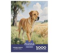 Danés Sueco Perro de Granja Puzzle 1000 Piezas Pasatiempo Creativo Juguetes Desafiantes Mascotas Lindas Diversión para Adultos 70x50cm/1000pcs