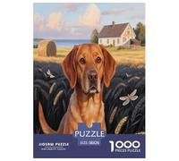 Danés Sueco Perro de Granja Puzzle 1000 Piezas Pasatiempo Creativo Rompecabezas Imposible Mascotas Lindas Regalo para Adultos Y Niños 38x26cm/1000pcs