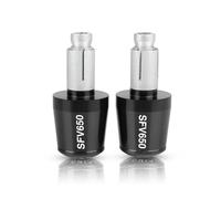 DANETI Contrapesos Manillar para Suzu&ki para Gladius 650 SFV650 Gladius 2009-2015 2010-2013 2011 Motocicleta 7/8 "22 MM Empuñaduras De Manillar Tapa De Extremo De Barra(Negro Negro)