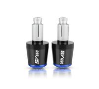 DANETI Contrapesos Manillar para Suzu&ki SV650 SV650X SV 650 1999 2017-2021 SV 650 X 2022 7/8'' 22mm Puños De Manillar Tapón De Los Extremos del Manillar(Blue)