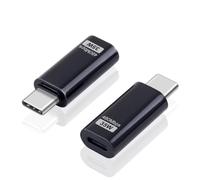 Danfetsoy Conector de cargador USB tipo C, adaptador USB C a Lightning con pantalla digital LED, carga rápida de 35 W y transferencia de datos, adecuado para iPhone, iPad, MacBook, etc. (negro,