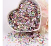 DANGAO Lentejuelas austriacas de 2mm, 3mm, 4mm, Pet, Planas, Redondas, Sueltas, Mate, Coloridas, rebanadas, para DIY, Accesorio de Costura para Manualidades de Boda