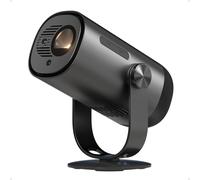 Dangbei Freedo Mini Proyector Portátil, 450 lúmenes ISO, Projector 1080P con Soporte Ajustable 165°, GTV Incorporado y Netflix Oficial, Batería Integrada 2.5H de Autonomía