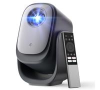 Dangbei N2 Mini Proyector 1080p, Proyector Portatil Full HD, Ajustable Soporte y Rotación de 190°, Enfoque Automático, Netflix, Dolby Audio, WiFi6 y Bluetooth 5.2