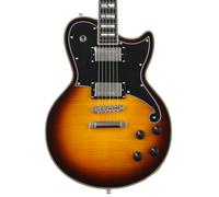 D'Angelico Deluxe Atlantic Vintage Sunburst Electric Guitar with Case