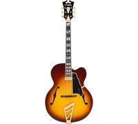 DAngelico Excel EXL1 Dark Iced Tea Burst