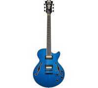 D'Angelico Premium Fabrizio Sotti SS Fabrizio Blue Semi-Acoustic Guitar with Gig Bag