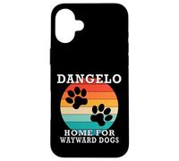 Dangelo Home For Wayward Dogs Apellido Carcasa para iPhone 16 Plus