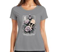 Danger Lies In The Abyss Funeral of Japan Y2K - Camiseta para mujer, gris, 3XL