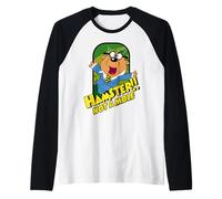 Danger Mouse - Hámster Plegable con diseño de Lunares, no es un Topo Camiseta Manga Raglan