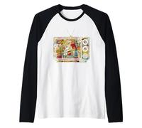 Danger Mouse Penfold Retro Televisión Set TV Camiseta Manga Raglan