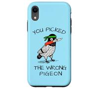 Danger Pigeon - Gráfico humorístico You Picked The Wrong Pigeon Carcasa para iPhone XR