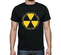 Danger Radiation Poison Control T Tshirts Camisetas y Tops tee(X-Large)