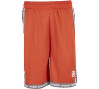 Dangerous DNGRS Pantalón 'Dunkin' gris / rojo anaranjado / blanco 34xregular gris / rojo anaranjado / blanco