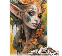 Dangerous Spring Fey Rompecabezas Imposible,desafío for Adults Juego Educativo 1000 Piezas Obra De Arte De Juego De para Adultos Y Niños 1000pcs (75x50cm)