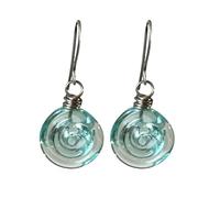 Dangle Earrings, Glass Women Earrings Necklace, Clear Lightweight Jewelry for Wife, Sisters, Friends, Girlfriend, Mother, Travel, Christmas, Birthday, Wedding, and Dating, 1,97 x 1,97 pulgadas, Se