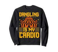 Dangling is my Cardio Circus Carnival Party Staff Payaso Sudadera