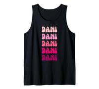 Dani Retro Stack Design Camiseta sin Mangas