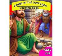 Danial in the lion's den coloring book