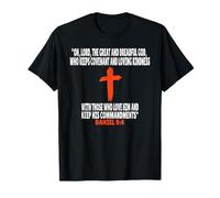 Daniel 9:4 Versículos de la Biblia Escritura Camiseta