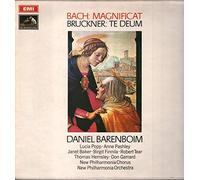 Daniel Barenboim - Johann Sebastian Bach - Anton Bruckner - Daniel Barenboim - Te Deum / Magnificat - His Master's Voice - 1C 037-01 991, EMI Electrola - 1C 037-01 991