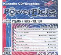 Daniel Bedingfield, Leann Rimes, Hall & Oates, Bon Jovi, Goo Goo Dolls, Amy Studt, Lifehouse & John Mayer - Sound Choice Pop Rock Karaoke CD+G Vol 180 (UK Import)