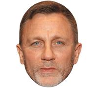 Daniel Craig (Beard) Mascaras de personajes famosos, caras de carton