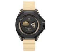 Daniel Gorman Reloj de cuarzo para hombre, serie Gravity 2077, correa de silicona, impermeable, orbital, luminoso, futurista, con temática espacial, Saturn