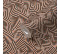 Livingwalls Papel pintado de diseño Daniel Hechter - Papel pintado no tejido con un aspecto moderno - 10,05 m x 0,53 m - Negro, dorado, metálico - Fabricado en Alemania - 781532