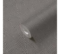 Livingwalls Papel pintado de diseño Daniel Hechter - Papel pintado no tejido con un aspecto moderno - 10,05 m x 0,53 m - Gris, metalizado - Fabricado en Alemania - 781533