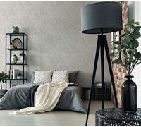 Daniel Hechter Papel Tapiz Elegante Con Sutil Patrón De Hojas - Gris, Crema