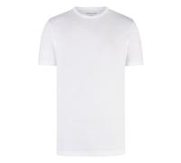 Daniel Hechter Paquete Doble de Cuello Redondo Camiseta, Blanco (010), L para Hombre