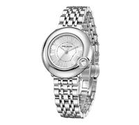 Daniel Hechter Paris Saint-Germain Collection DHW2005 - Reloj para mujer con índices romanos y correa de acero inoxidable, Blanco, Informal