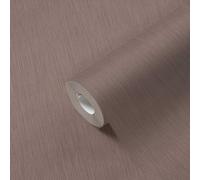 Daniel Hechter Tapete Moderna De Vellón Liso Con Efecto Textura-Marrón