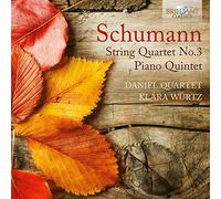 SCHUMANN String Quartet No.3, Piano Quintet [CD de audio] Daniel Kwartet, Klara Wurtz and Schumann