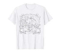 Daniel & Lion's Den - Niños Fe Colorear Biblia Historia Arte Camiseta