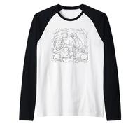 Daniel & Lion's Den - Niños Fe Colorear Biblia Historia Arte Camiseta Manga Raglan