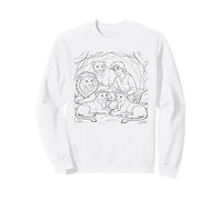 Daniel & Lion's Den - Niños Fe Colorear Biblia Historia Arte Sudadera